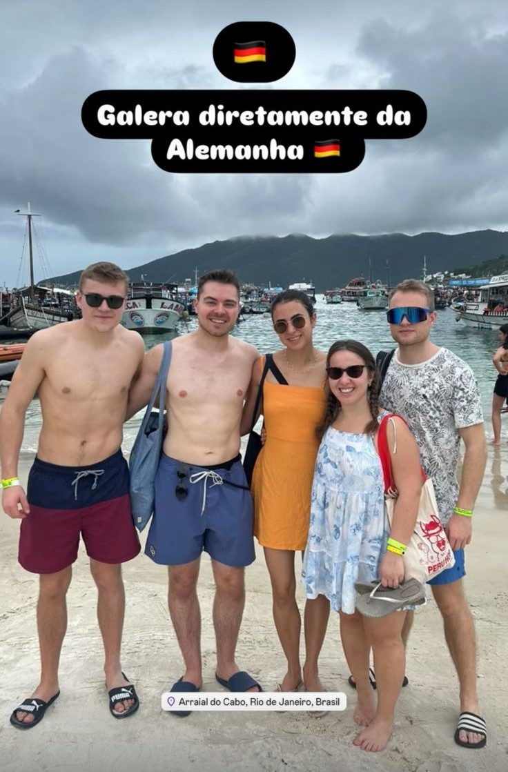 Galera da Alemanha em Arraial do Cabo