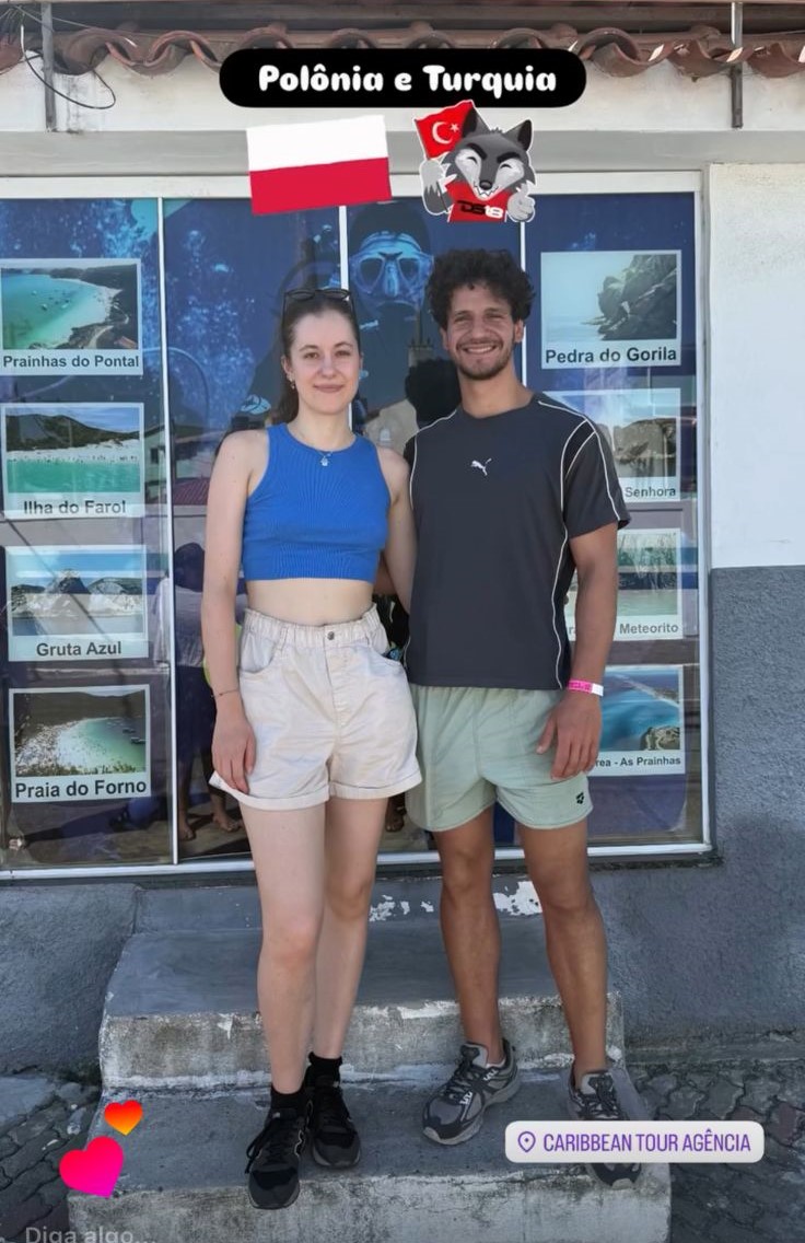Turistas da Polônia e Turquia na Caribbean Tour